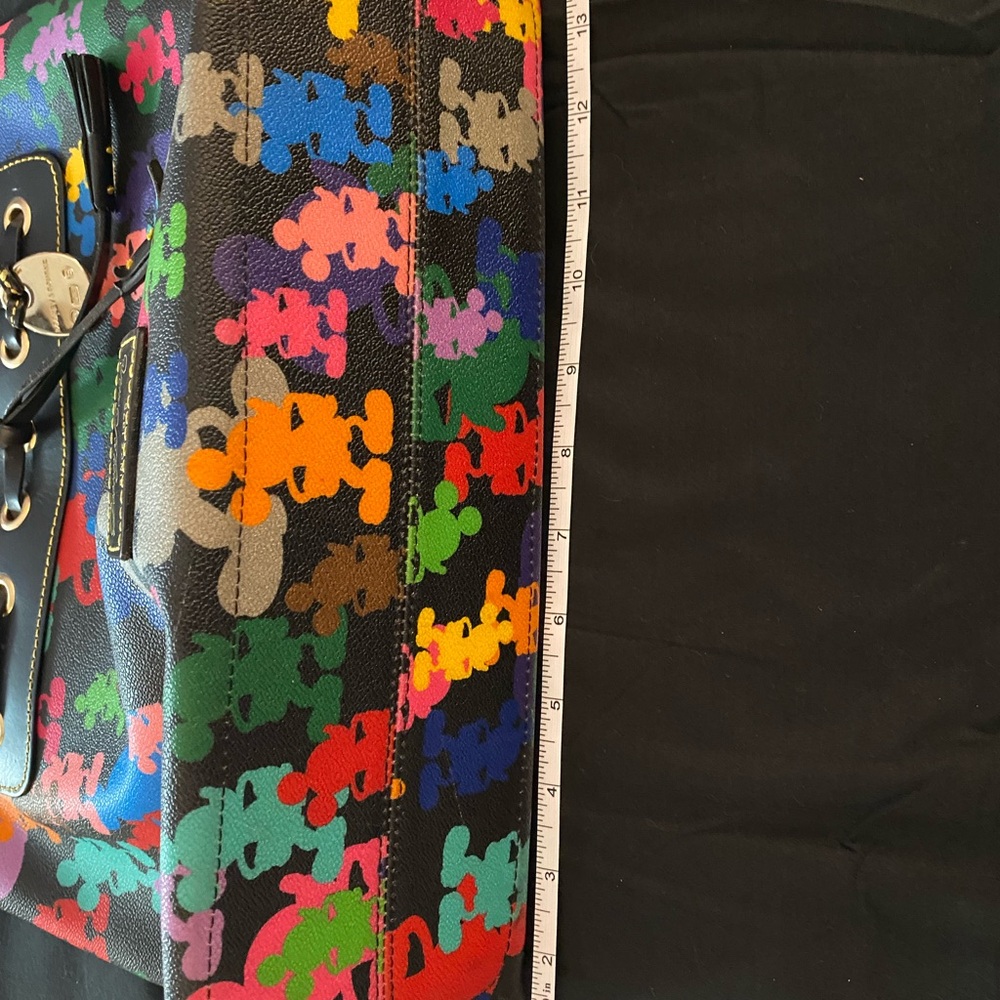 ADORABLE Dooney & Bourke Multicolor Mickey Mouse Tote - Picture 12 of 14